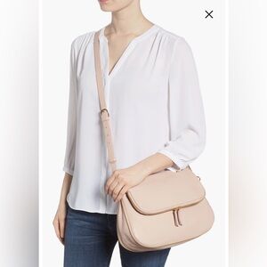 Nordstrom Kara Leather Expandable Crossbody Bag